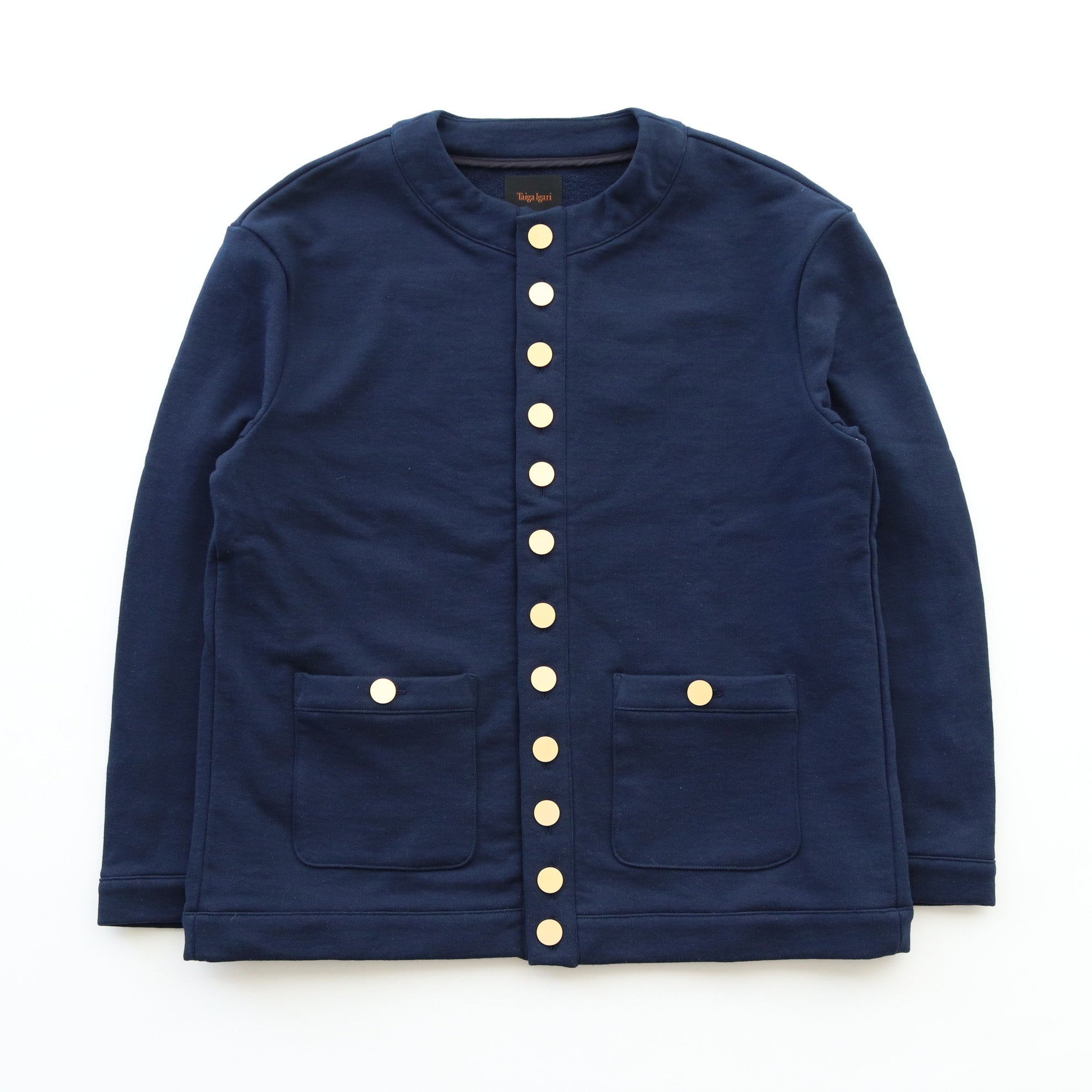 FRENCH SWEAT TOPS #NAVY [TI4015]