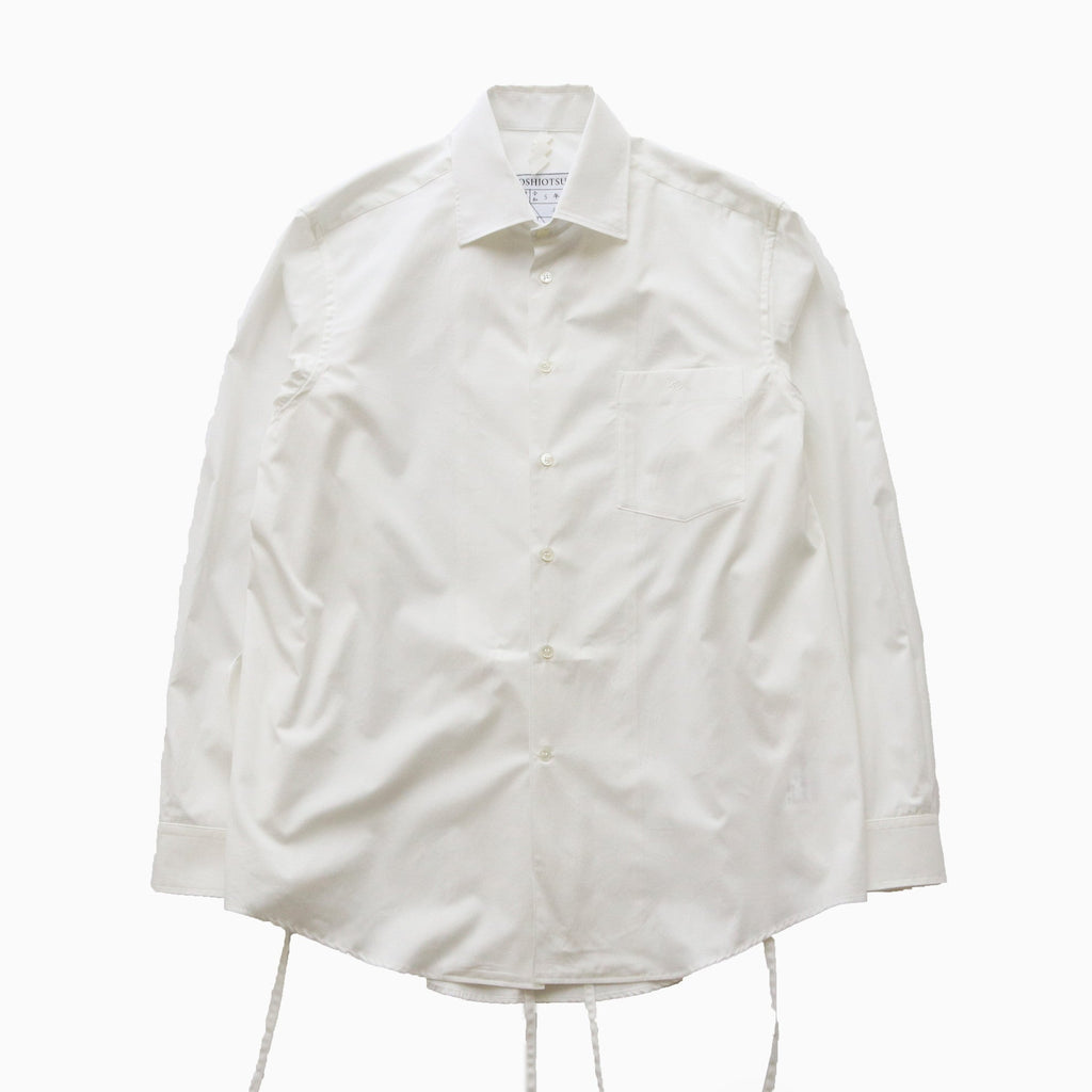 THE KIMONO BREASTED SHIRT #WHITE [S23SS01SH-C]