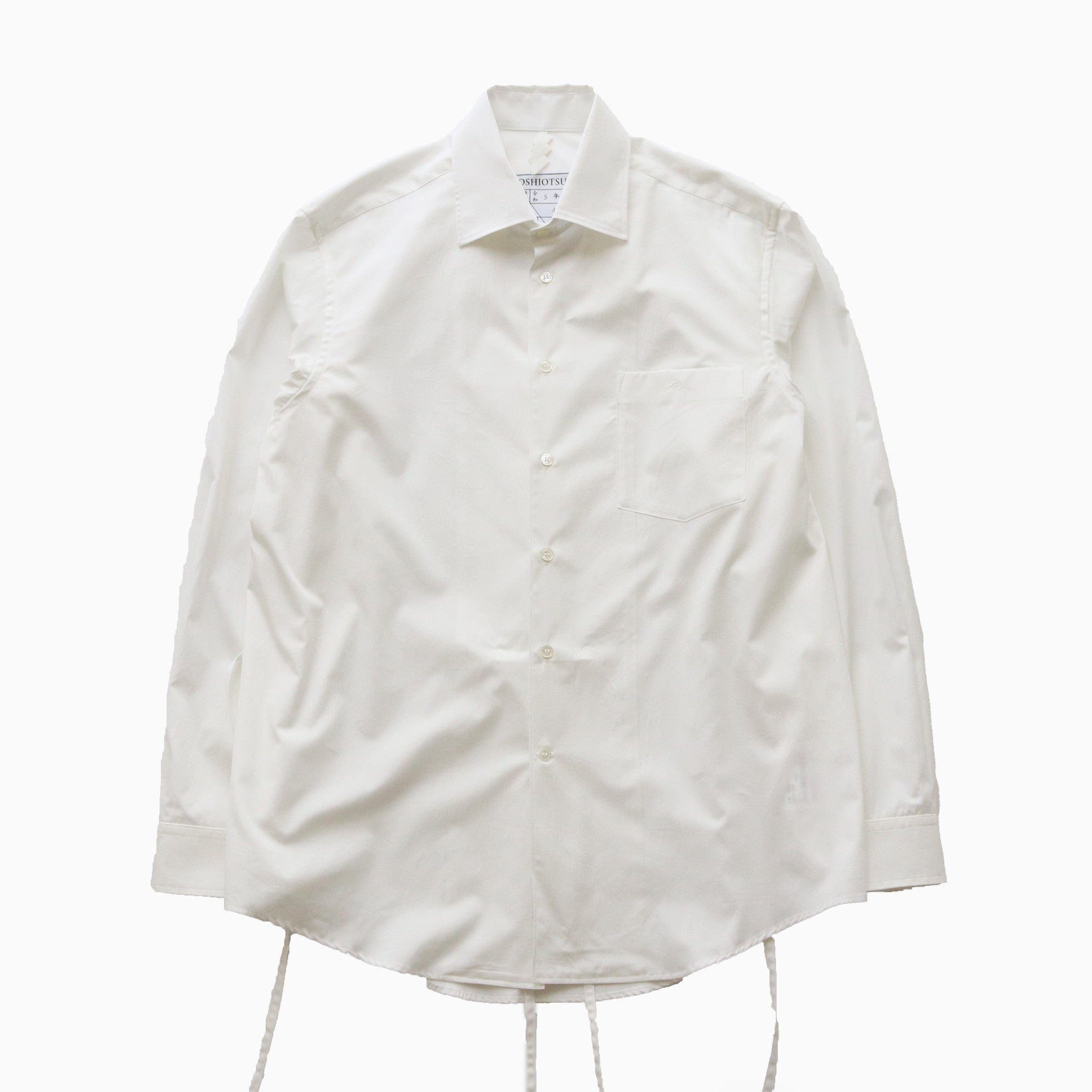 THE KIMONO BREASTED SHIRT #WHITE [S23SS01SH-C]
