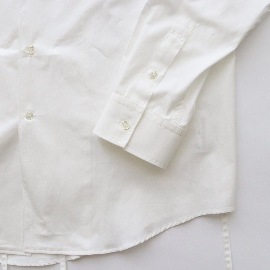THE KIMONO BREASTED SHIRT #WHITE [S23SS01SH-C]