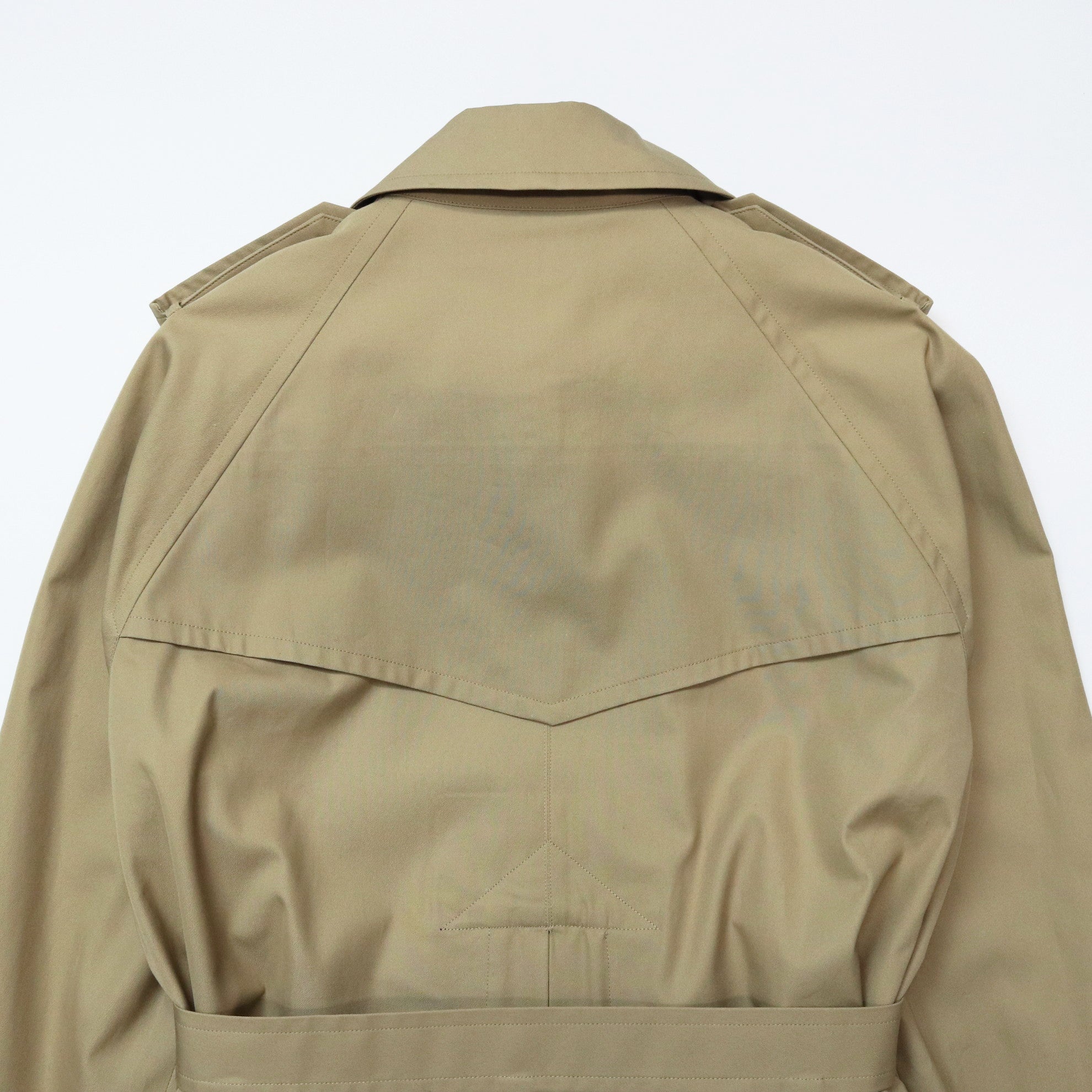 未使用 YUKI HASHIMOTO MASTER TRENCH COAT 44 Yuki Hashimoto Master Trench Coat Gray 44 US Size Raincoat