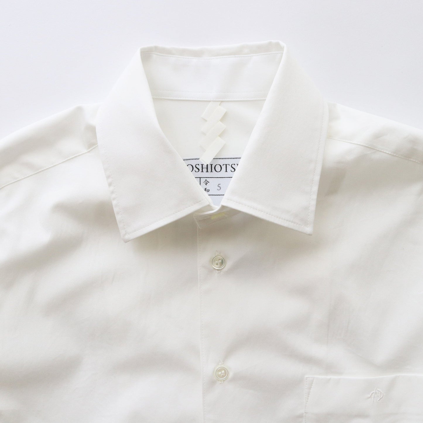 THE KIMONO BREASTED SHIRT #WHITE [S23SS01SH-C]