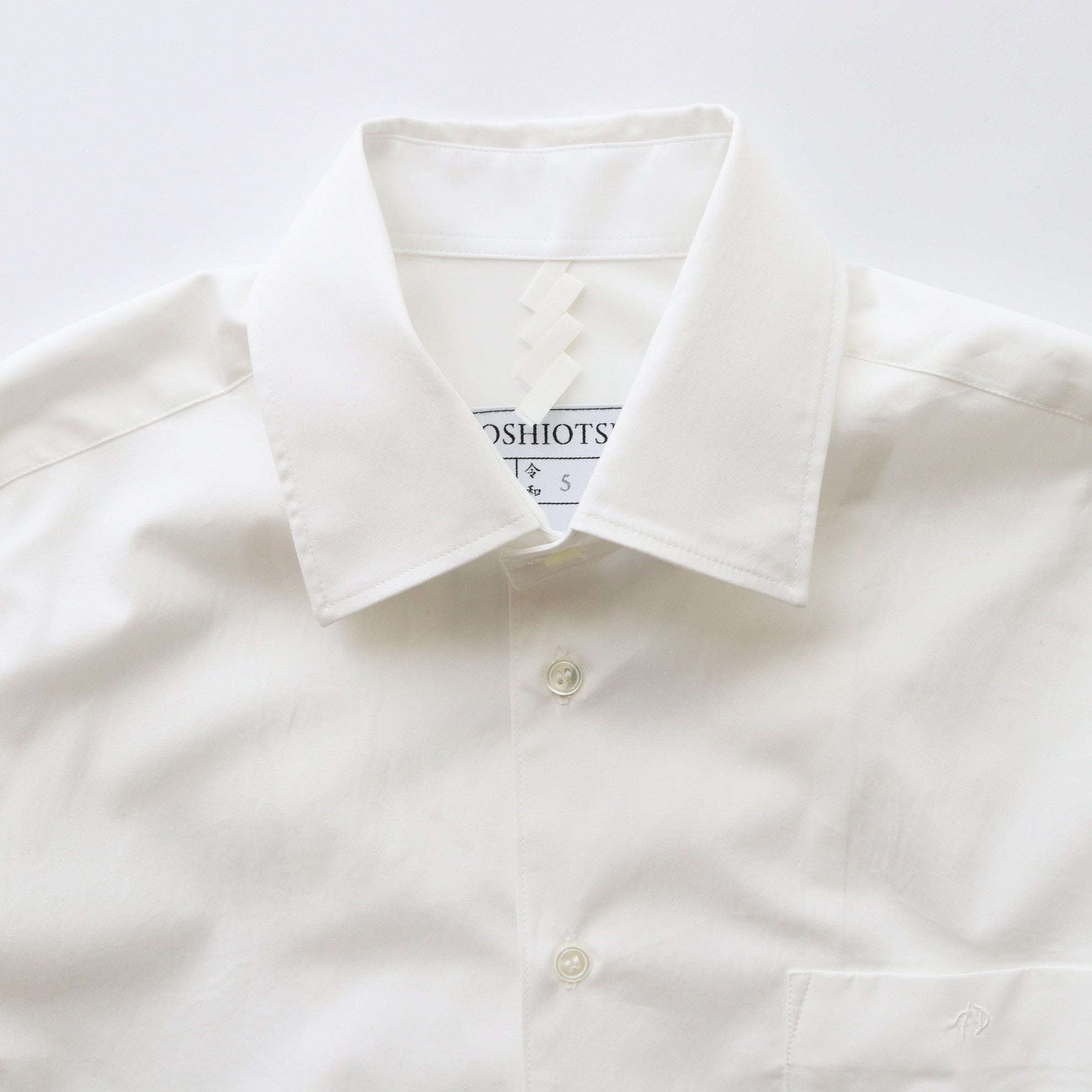 THE KIMONO BREASTED SHIRT #WHITE [S23SS01SH-C]