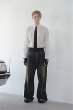 THE KIMONO BREASTED SHIRT #WHITE [S23SS01SH-C]